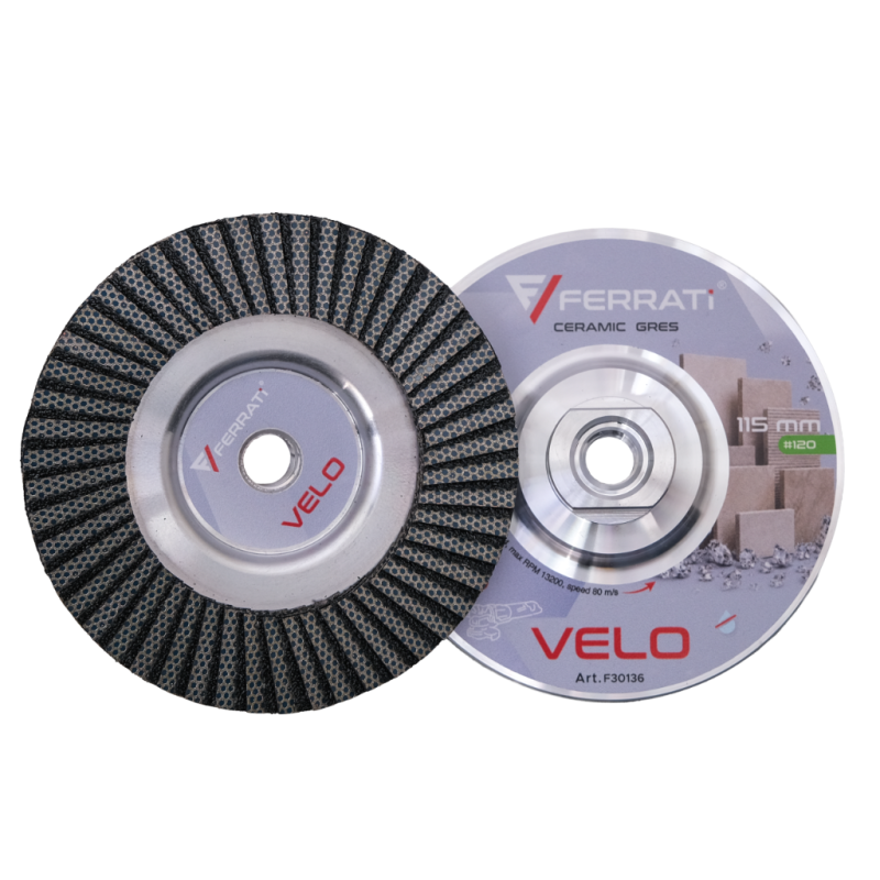 Tarcza diament szlif. listkowa fi115mm Ferrati VELO gr.120